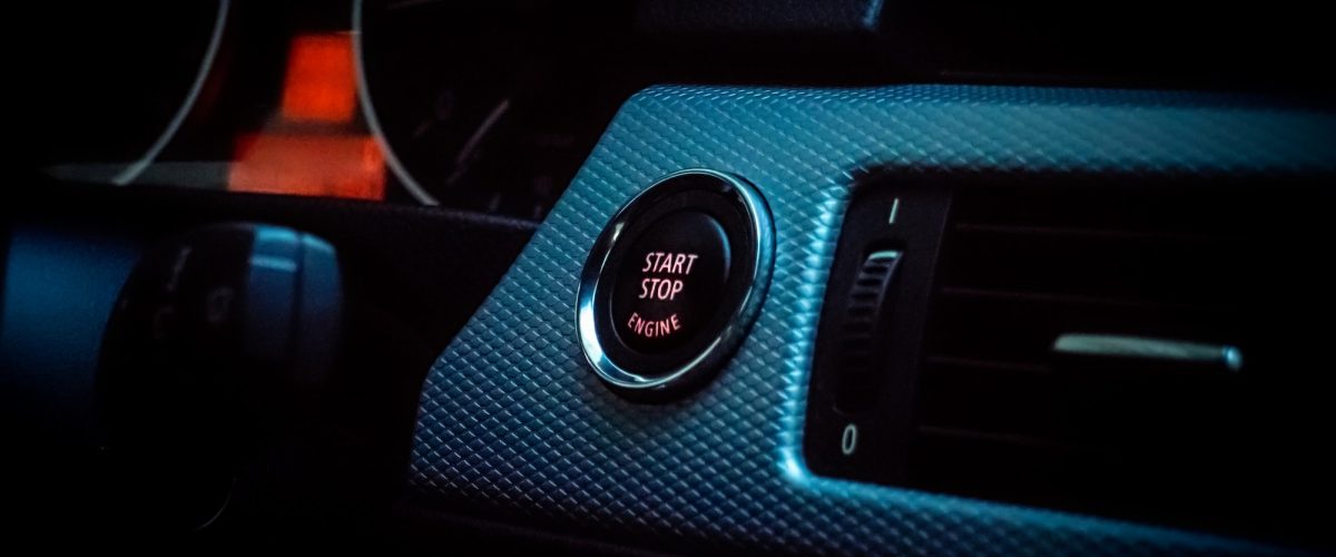 Car ignition start button